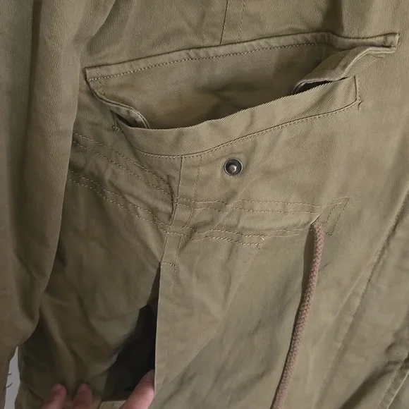 Ann Taylor LOFT Olive Faux Fur Hooded Jacket - Picture 9 of 16